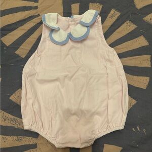 Jacadi bubble with petal collar 12m